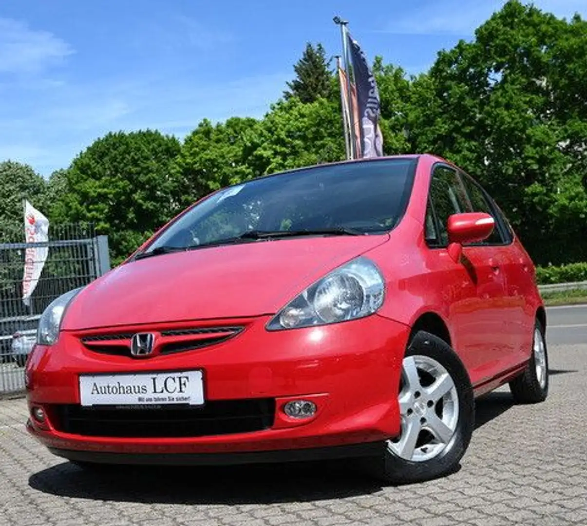 Honda Jazz 1.4 i LS 5türig KLIMAUTOMATIK erst100tkm Rot - 1