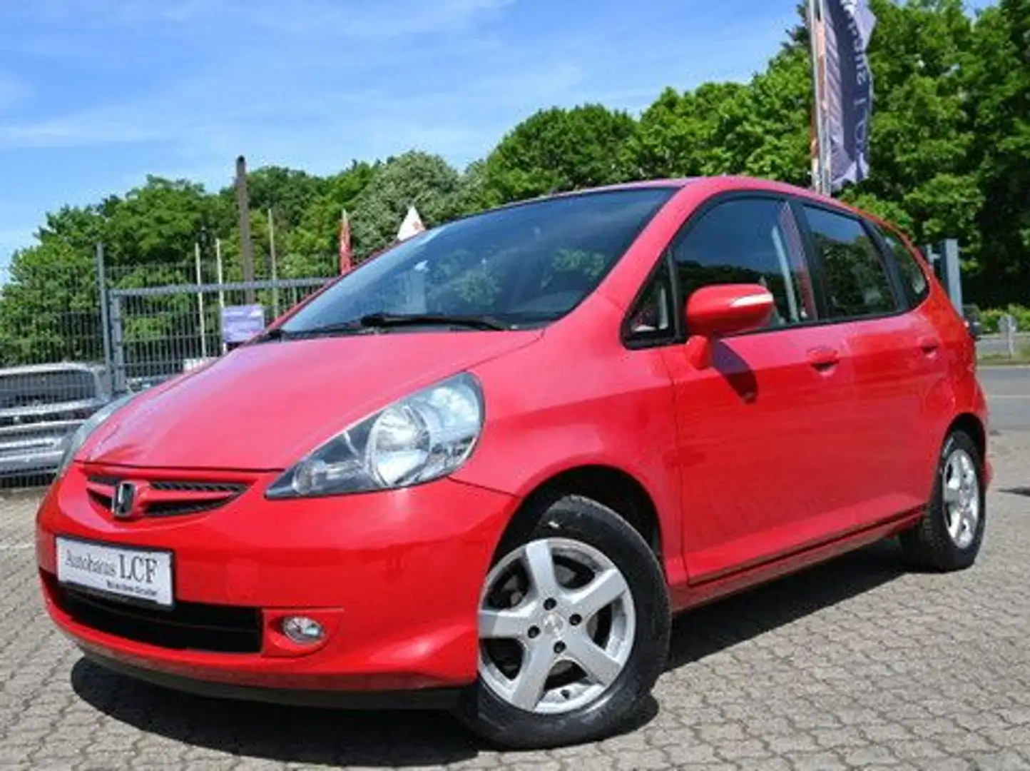 Honda Jazz 1.4 i LS 5türig KLIMAUTOMATIK erst100tkm Rot - 2