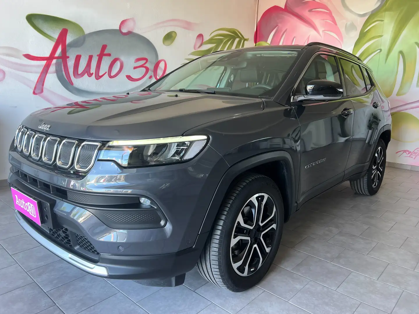 Jeep Compass Compass II 2021 1.6 mjt Limited 2wd 130cv FULL OPT Grijs - 1