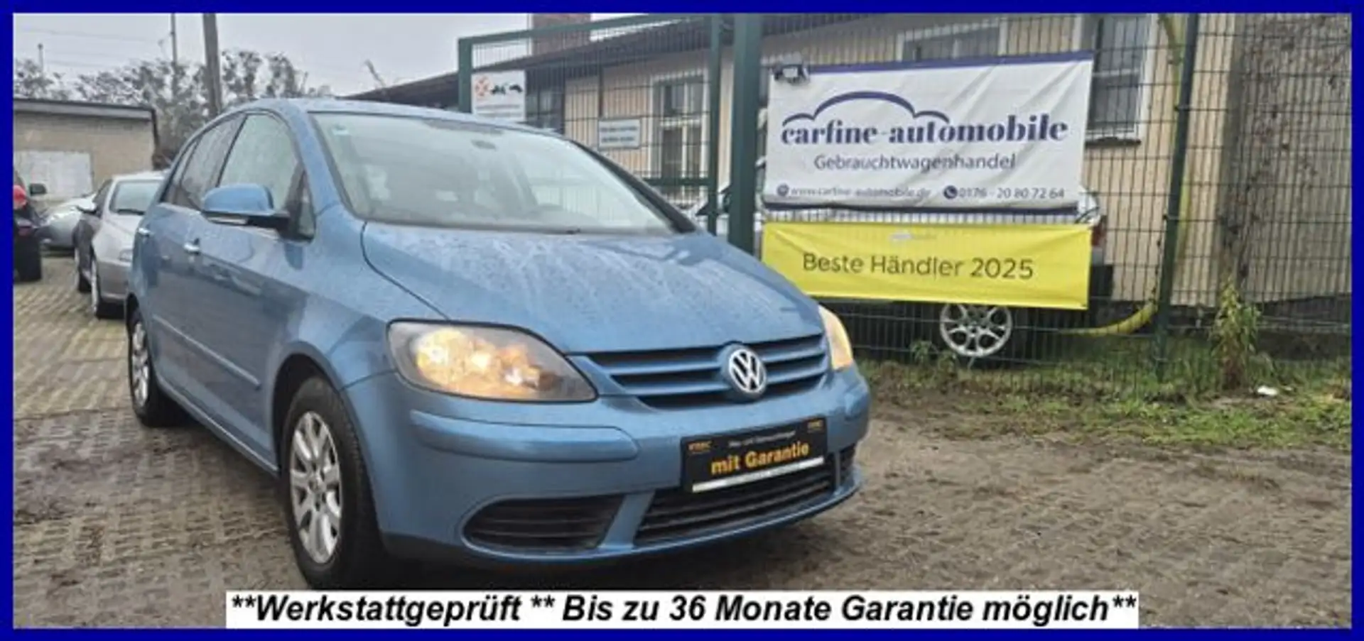 Volkswagen Golf Plus V Aut 1.Hd.Rentner VW-Scheckh.GARANTIE Blau - 1