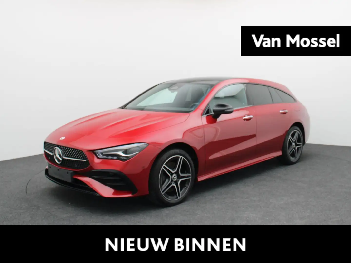 Mercedes-Benz CLA 250 e AMG Line Shooting Brake + PANORAMISCH DAK + TREK Rot - 1