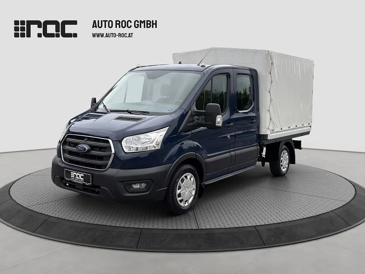 Ford Transit Pritsche DoKa 2.0D EcoBlue L2H1 310 Trend 7-Sit... Blau - 1