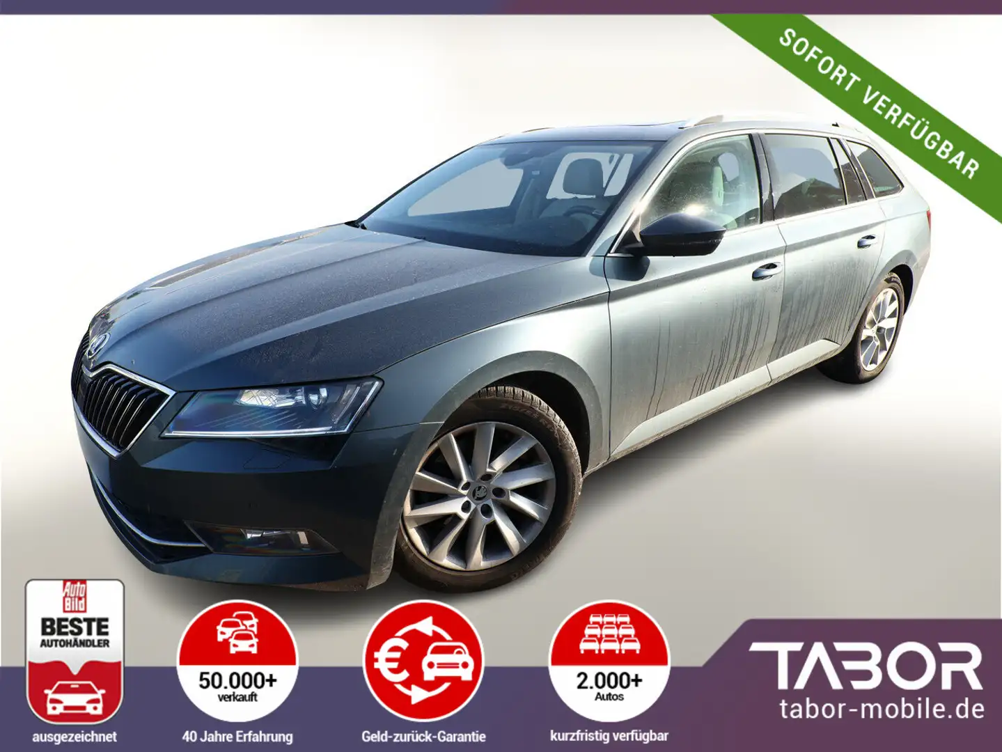 Skoda Superb Combi 1.5 TSI 150 DSG Style Pano Nav ACC Grau - 1