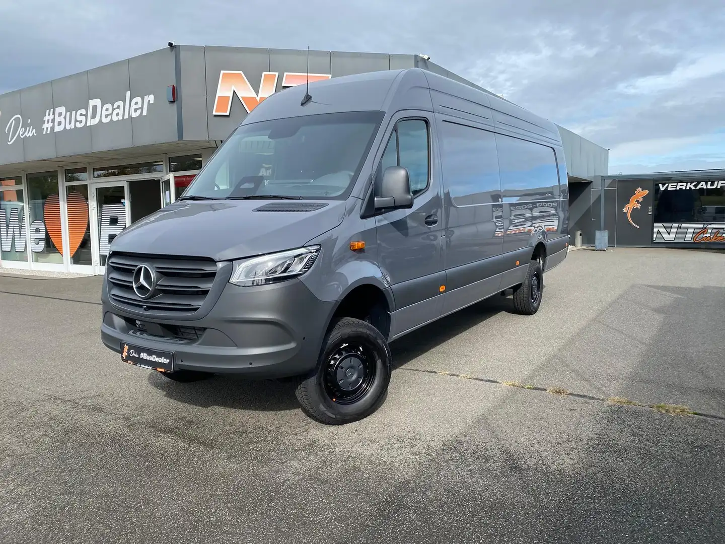 Mercedes-Benz Sprinter 319/419 CDI 4x4 L4H2*EXTRA-LANG+Hoch* Grau - 2