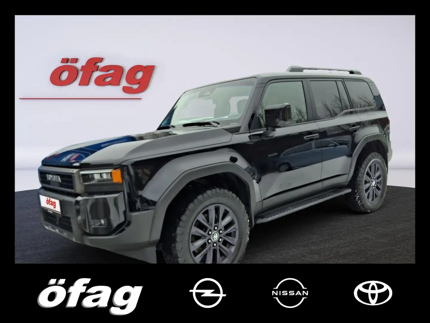 Toyota Land Cruiser Landcruiser 2.8 D 4WD Lounge Aut. MY26 ACC+LED Schwarz - 1