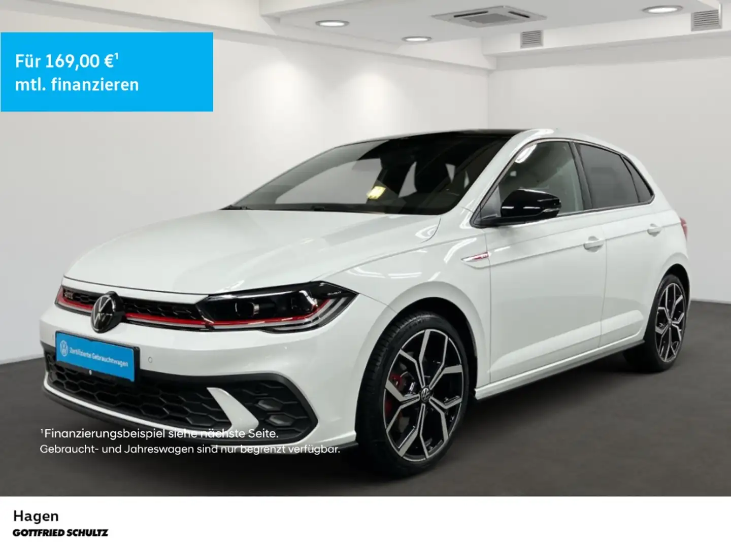 Volkswagen Polo GTI 2.0 TSI DSG IQ.Light CarPlay SHZ DAB Weiß - 1