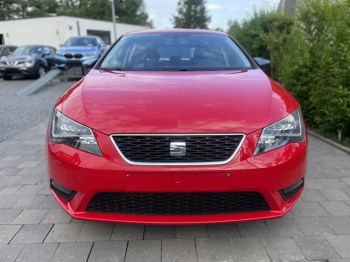 SEAT Leon Leon 1.2 TSI CONNECT 1/2LEDER GPS AIRCO 83000KM E6 Rouge - 2