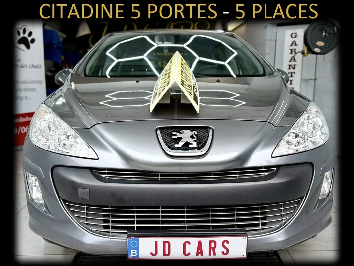 Peugeot 308 308 1.6 VTI 120 ‼️GARANTIE 1 AN CTOK‼️ Gris - 2