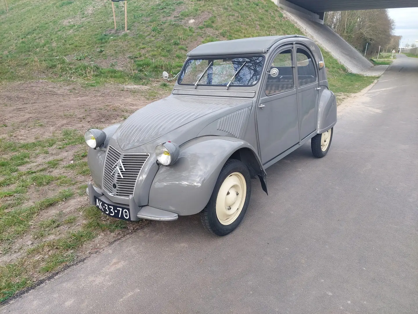 Citroen 2CV AZ 1955 Gris - 1