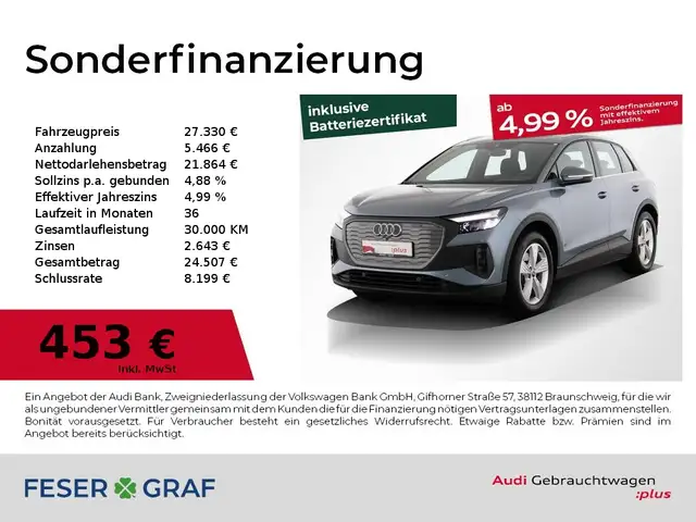 Audi Q4 e-tron 40 Navi Plus/ Sitzh./ virtual Cockpit