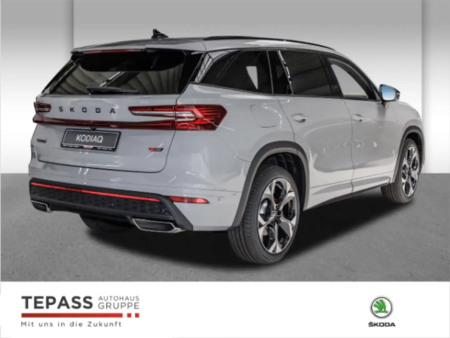 Skoda Kodiaq 2,0l TSI RS AHK SHZ MARTIX NAVI ACC Gris - 2