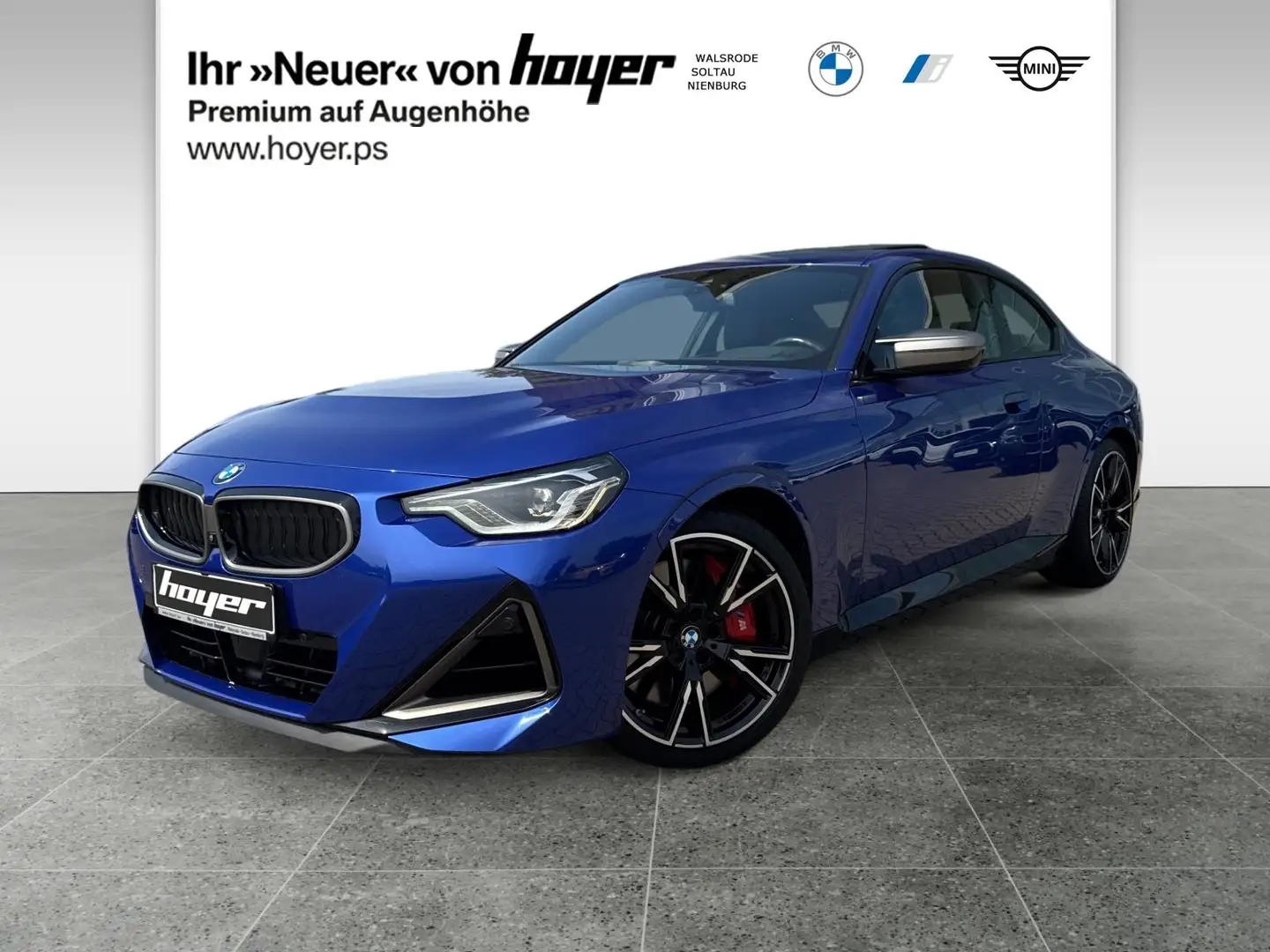 BMW 240 M240i xDrive Coupé Head-Up HiFi DAB LED WLAN Blau - 1
