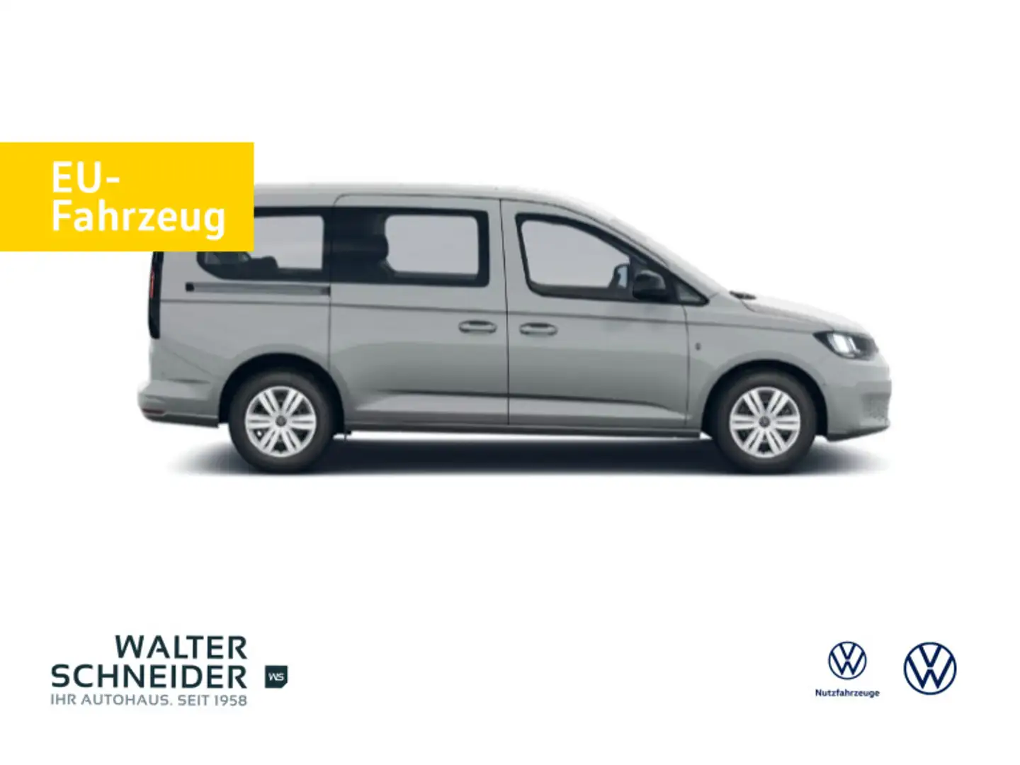 Volkswagen Caddy 7-Sitzer 2.0 TDI 7-DSG Reimport White - 1