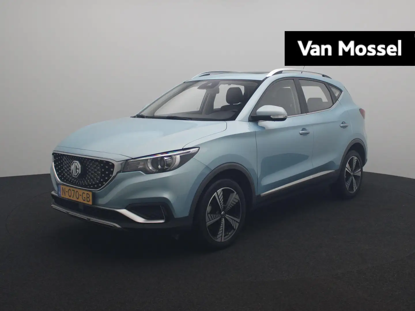 MG ZS EV Luxury 45 kWh | Leder | Navi | Panoramadak | Ca Blauw - 1