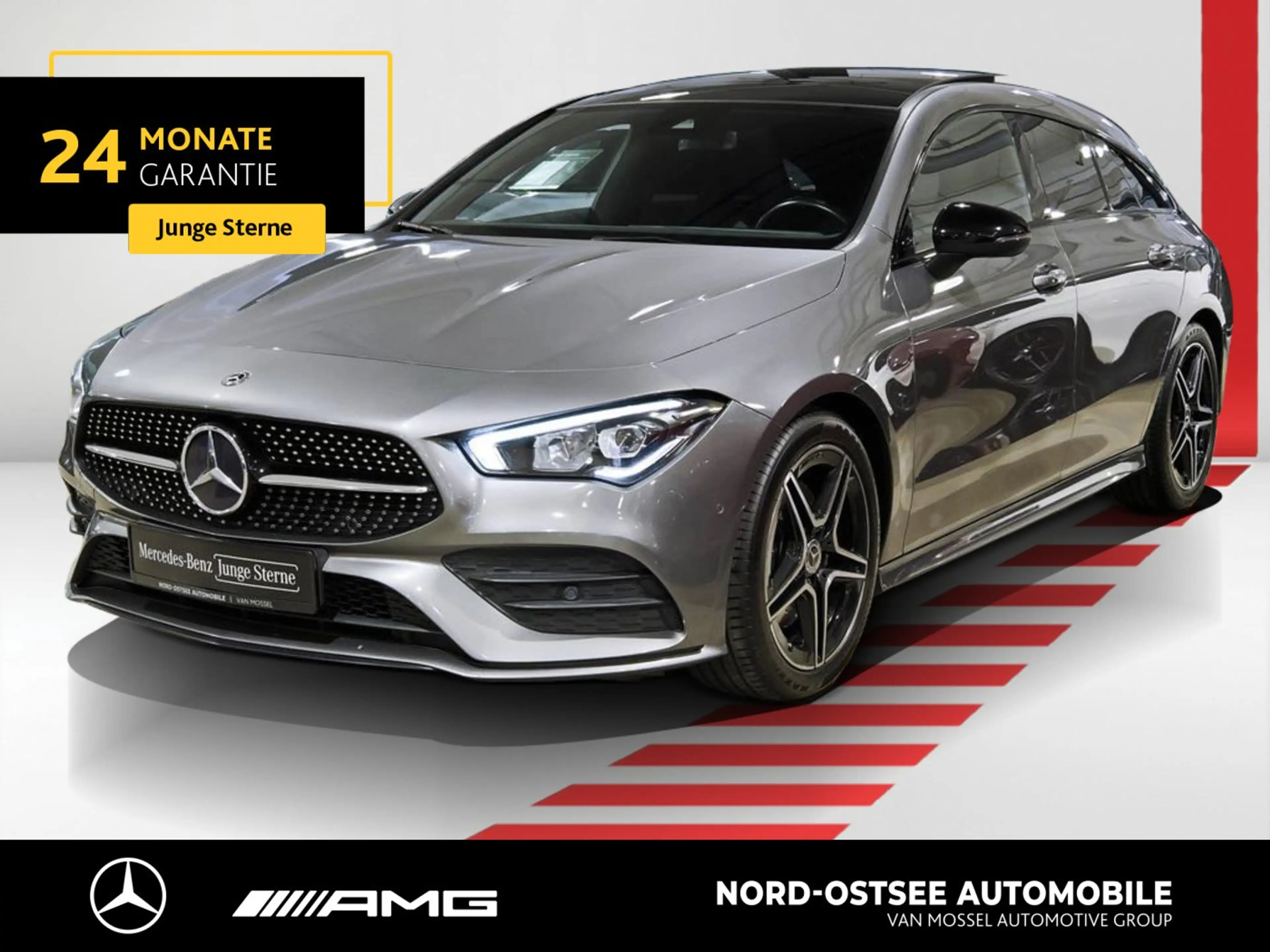 Mercedes-Benz CLA 200 SB AMG KAM PANO SHZ TEMPO AHK MBUX NIGHT
