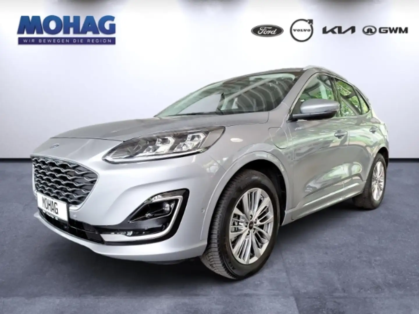 Ford Kuga 2.5 PHEV Vignale AHK schwenkbar ACC Memory Allwett Silber - 1