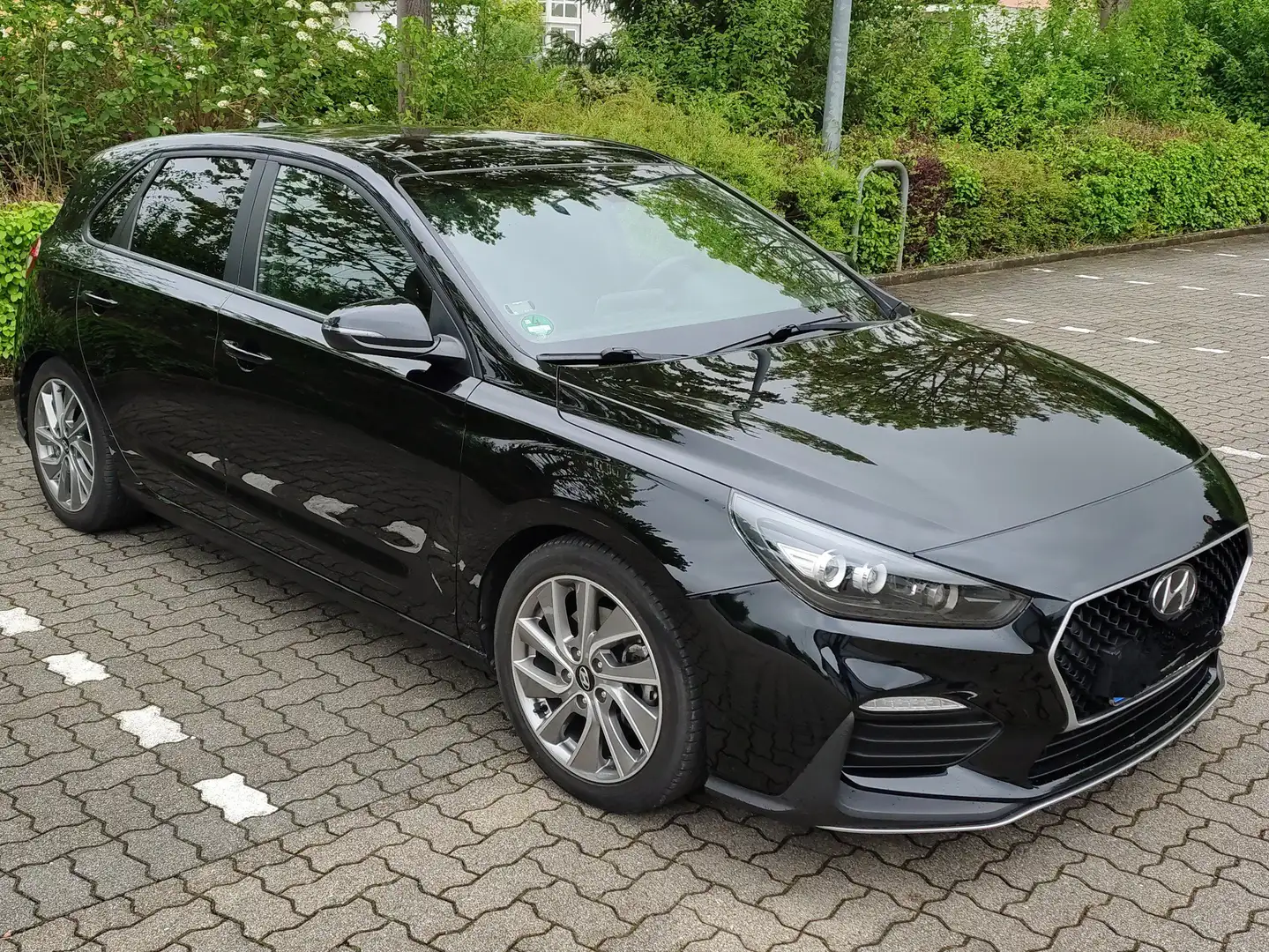 Hyundai i30 i30 1.0 T-GDI N Line/LPG/Standhzg/Panorama/Carplay Noir - 1