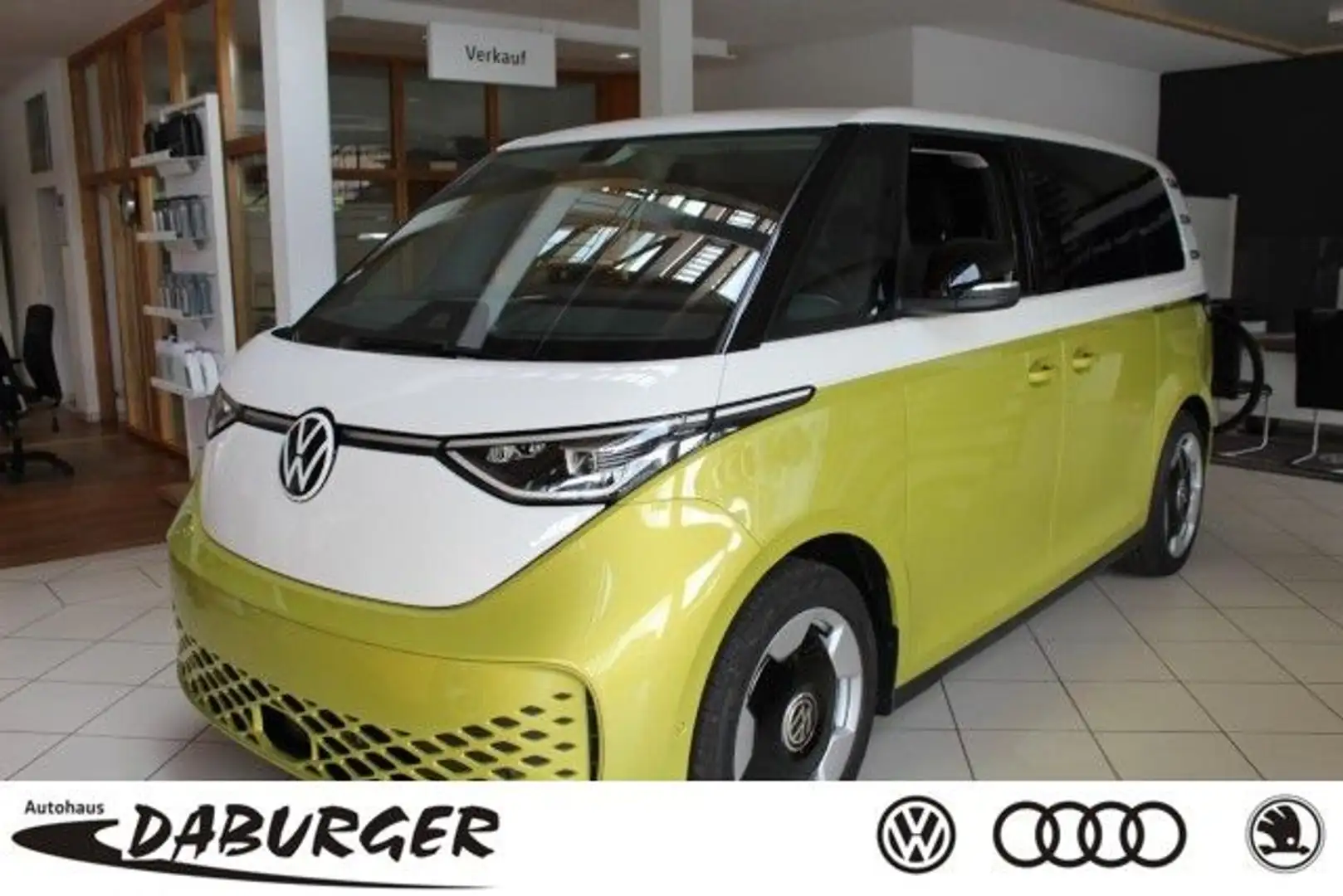 Volkswagen ID. Buzz Pro 150 kW Pro AHK+MATRIX-LED+20-Zoll Żółty - 1
