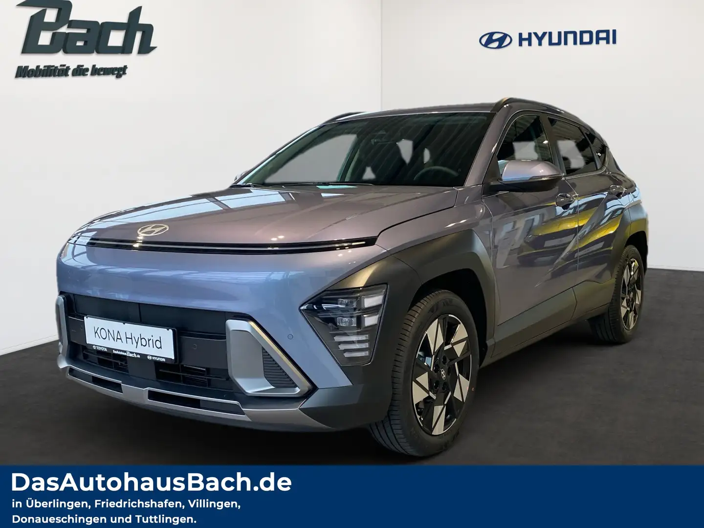 Hyundai KONA HEV 1,6 GDI 6-DCT Trend mit Licht-Paket ACC Blau - 1