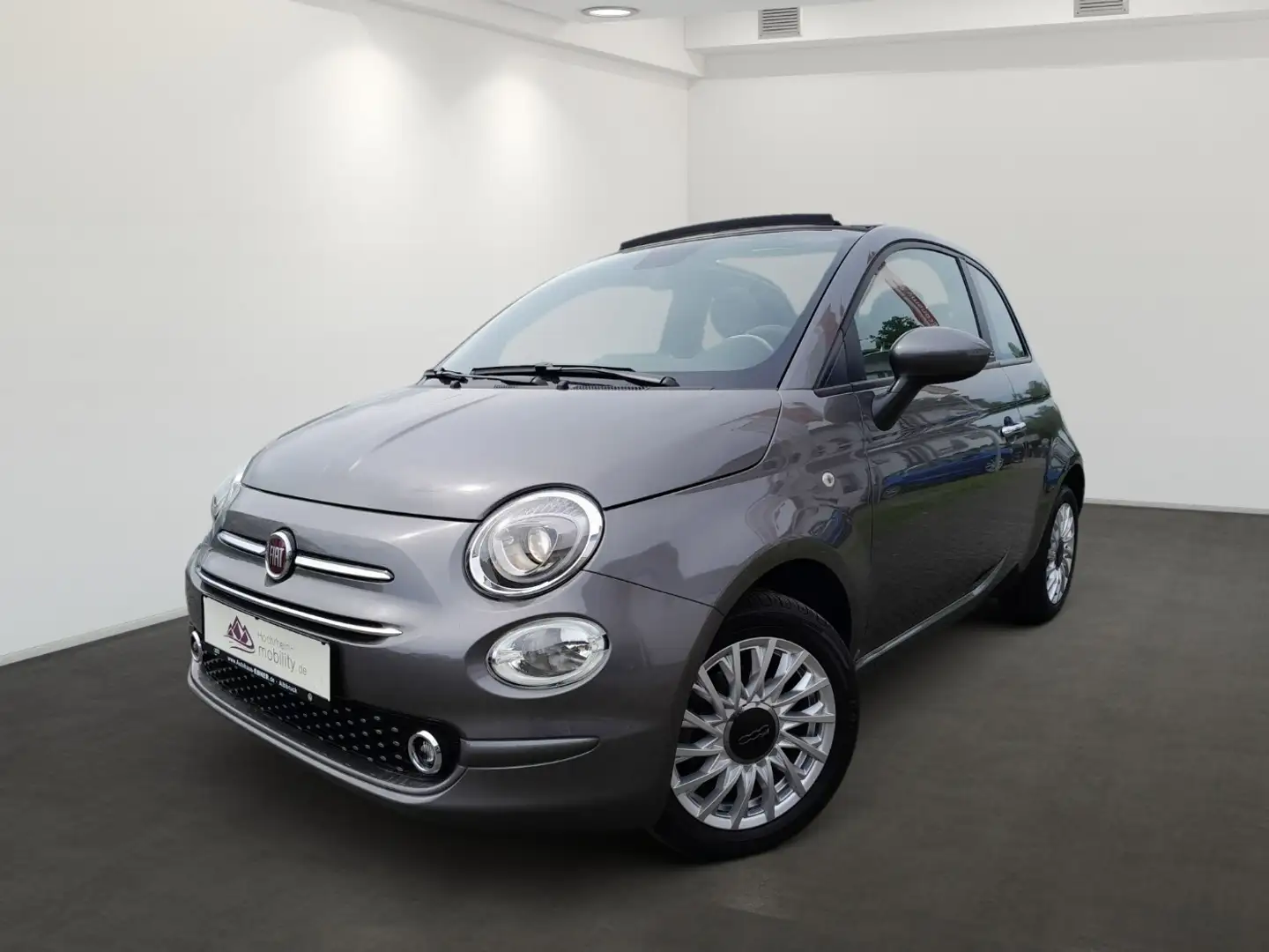 Fiat 500C LOUNGE HYBRID FALTDACH+GRA+PDC+NAVI-APP+ALU! Grau - 2