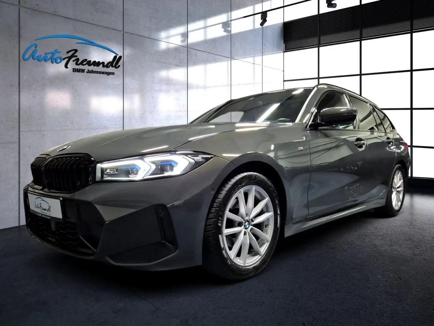 BMW 318 i M Sport *Pano*ACC*HuD*AHK*el.Sitze* Gris - 1