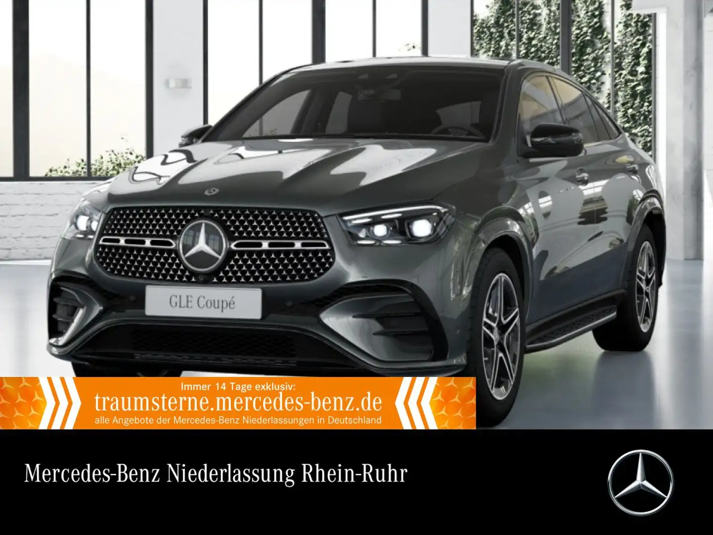 Mercedes-Benz GLE 450 d Coupé 4M AMG+NIGHT+PANO+360+AHK+20"+HUD Grau - 1