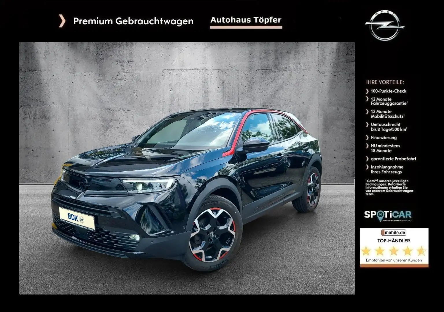Opel Mokka Premium "GS Line" Voll-LED/1-Hand/Kamera Czarny - 1