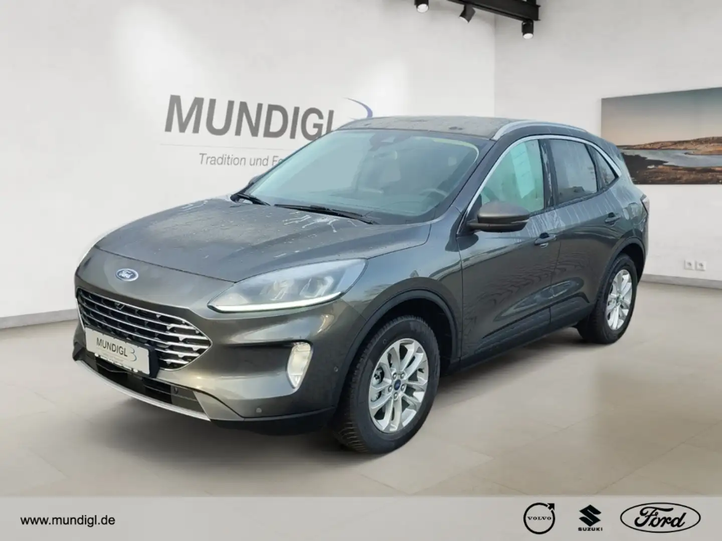 Ford Kuga Titanium NAVI AHK Autom ACC RFK Klimaaut RFK SHZ F Gris - 1
