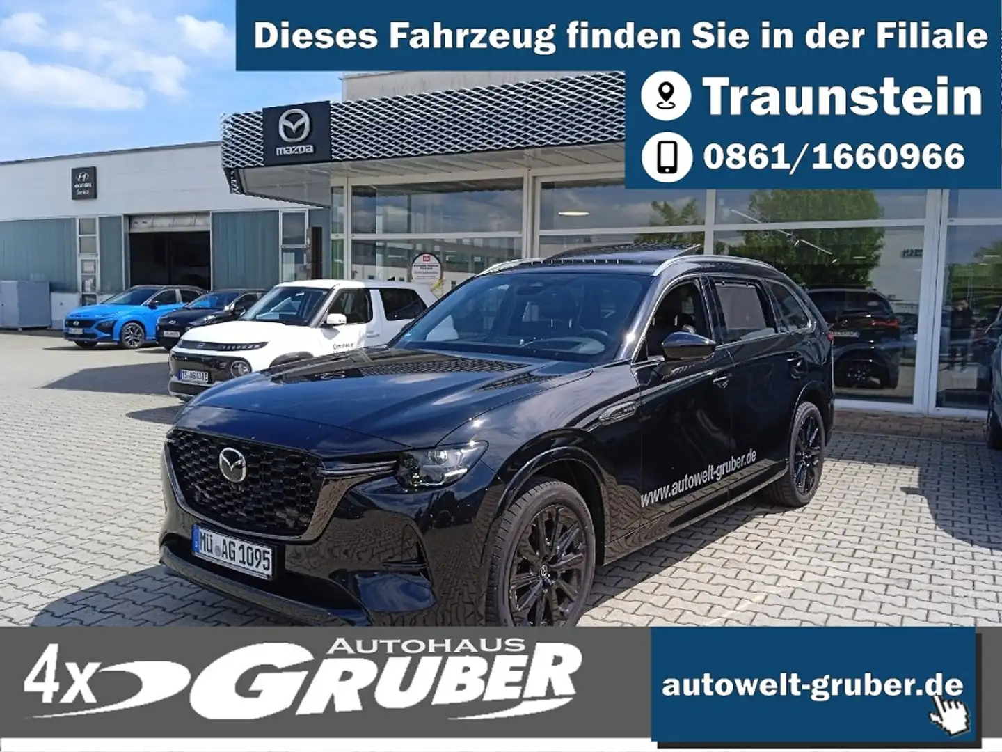 Mazda CX-80 Automatik Allrad Homura Plus+Anhängerkupplung Noir - 1