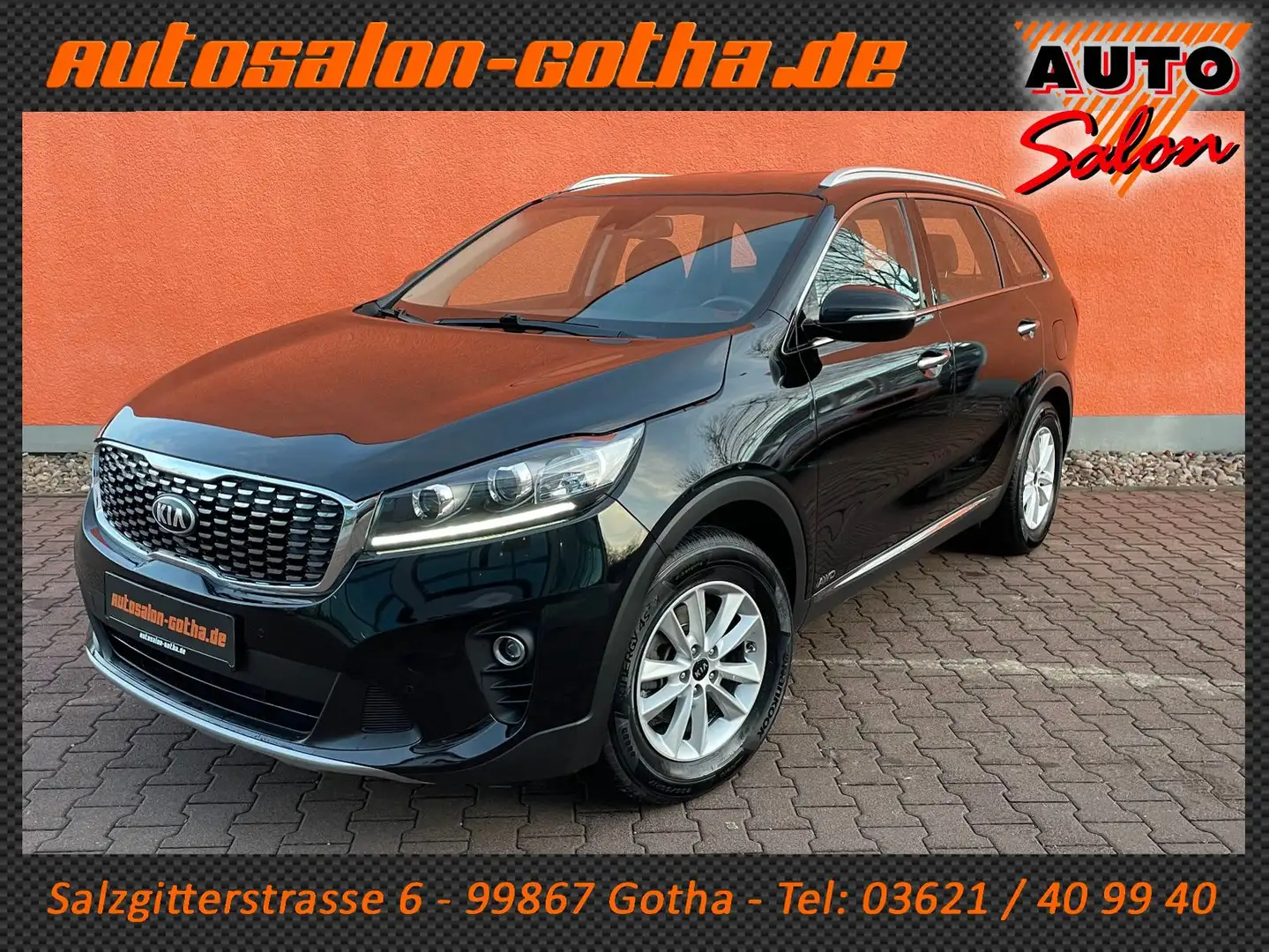 Kia Sorento Vision 4WD AUTOMATIK NAVI+CAM LANE TOTW Schwarz - 1