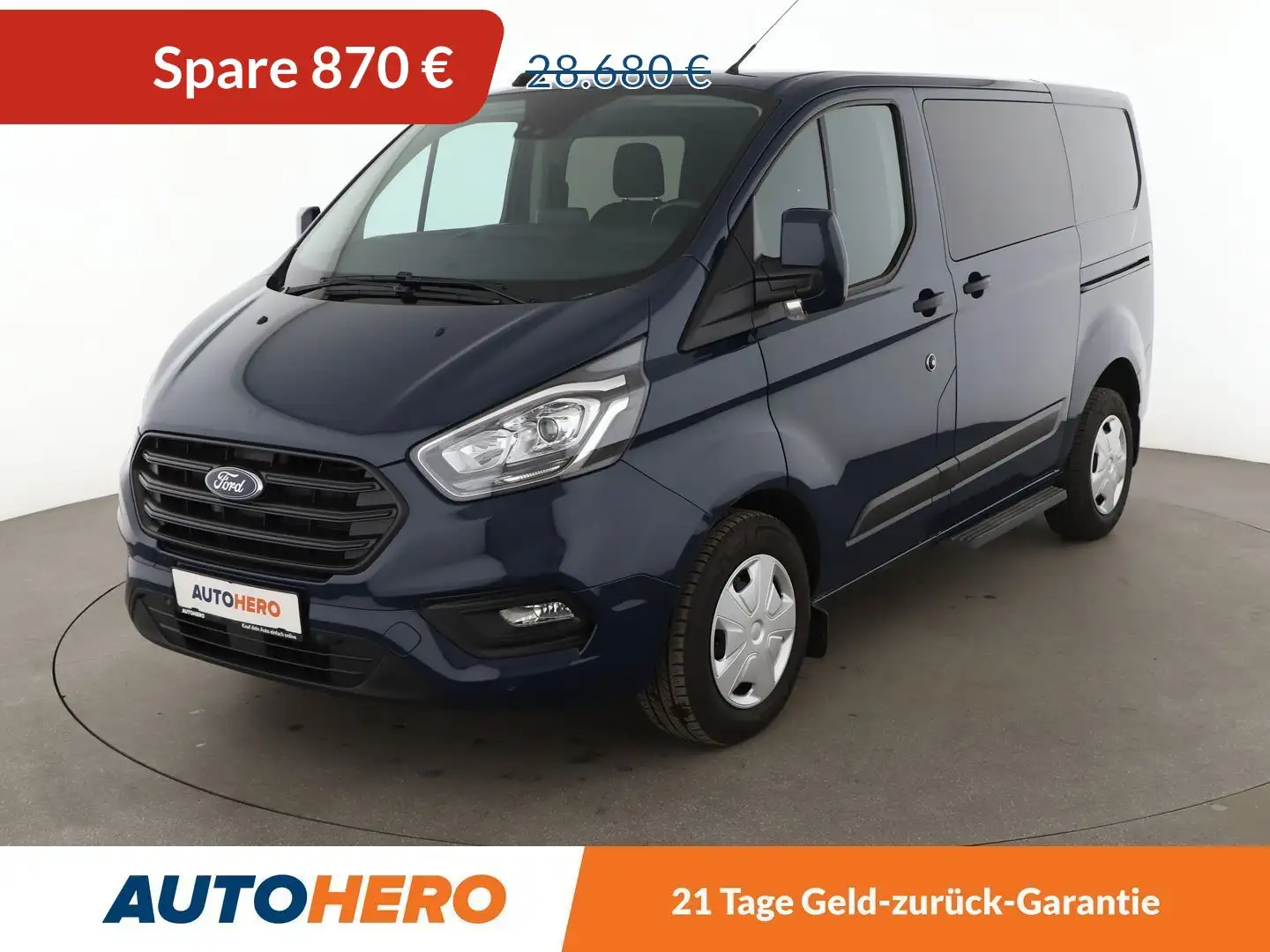 Ford Transit 2.0 TDCi 320 L1 Trend Aut.*CAM*PDC*SHZ*AHK*TEMPO* Blau - 1
