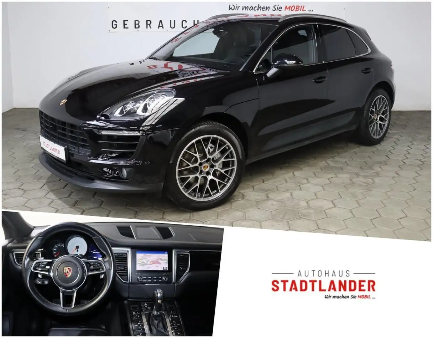 Porsche Macan S PANO*LUFT*BOSE*GARANTIE Schwarz - 1
