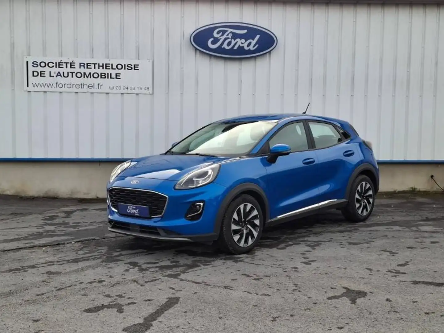 Ford Flex 1.0 Flexifuel 125ch S\u0026S mHEV Titanium Niebieski - 1