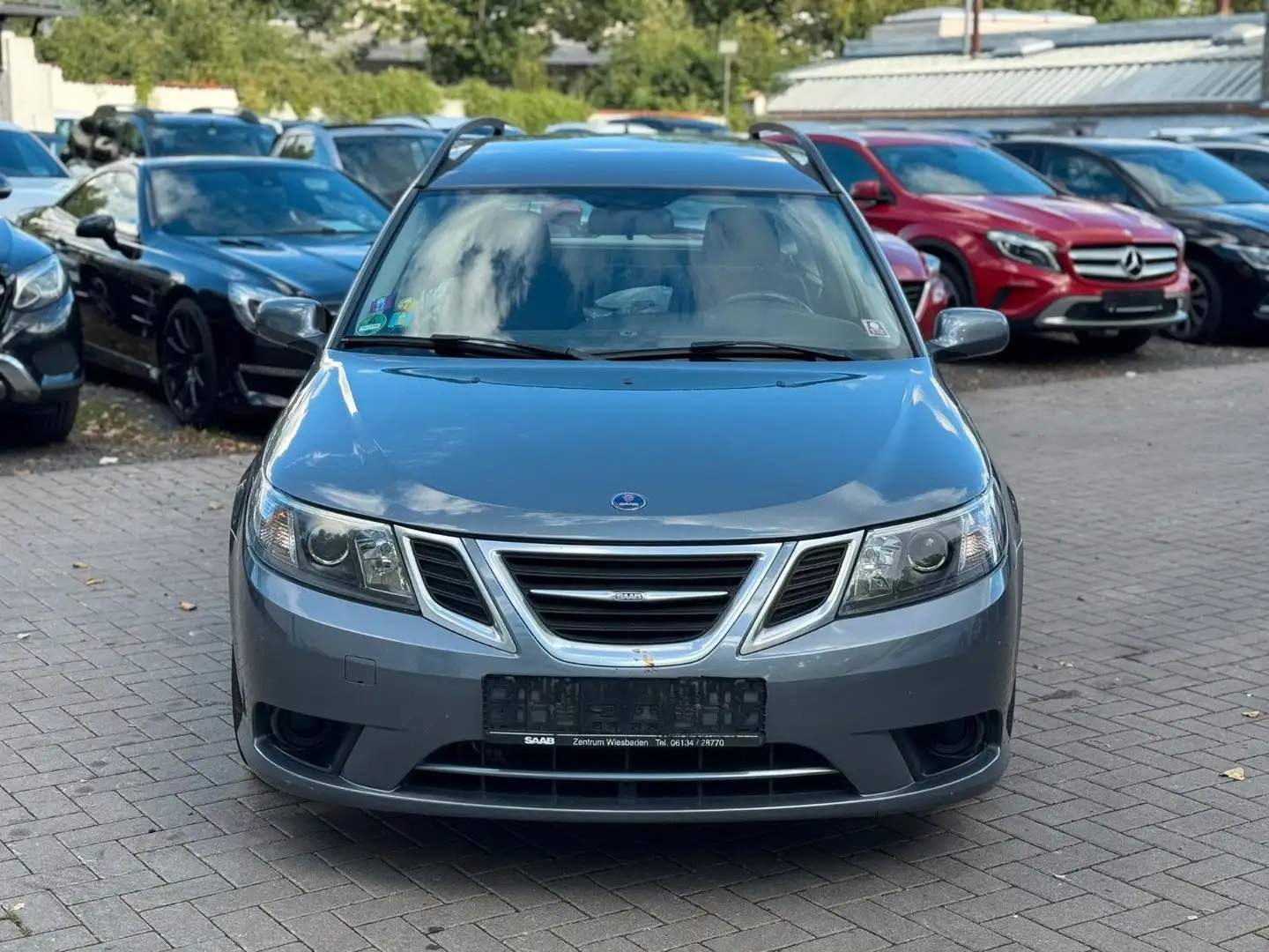 Saab 9-3 Kombi Linear 1.HAND*LEDER*PDC*WINTERREIFEN Grau - 2