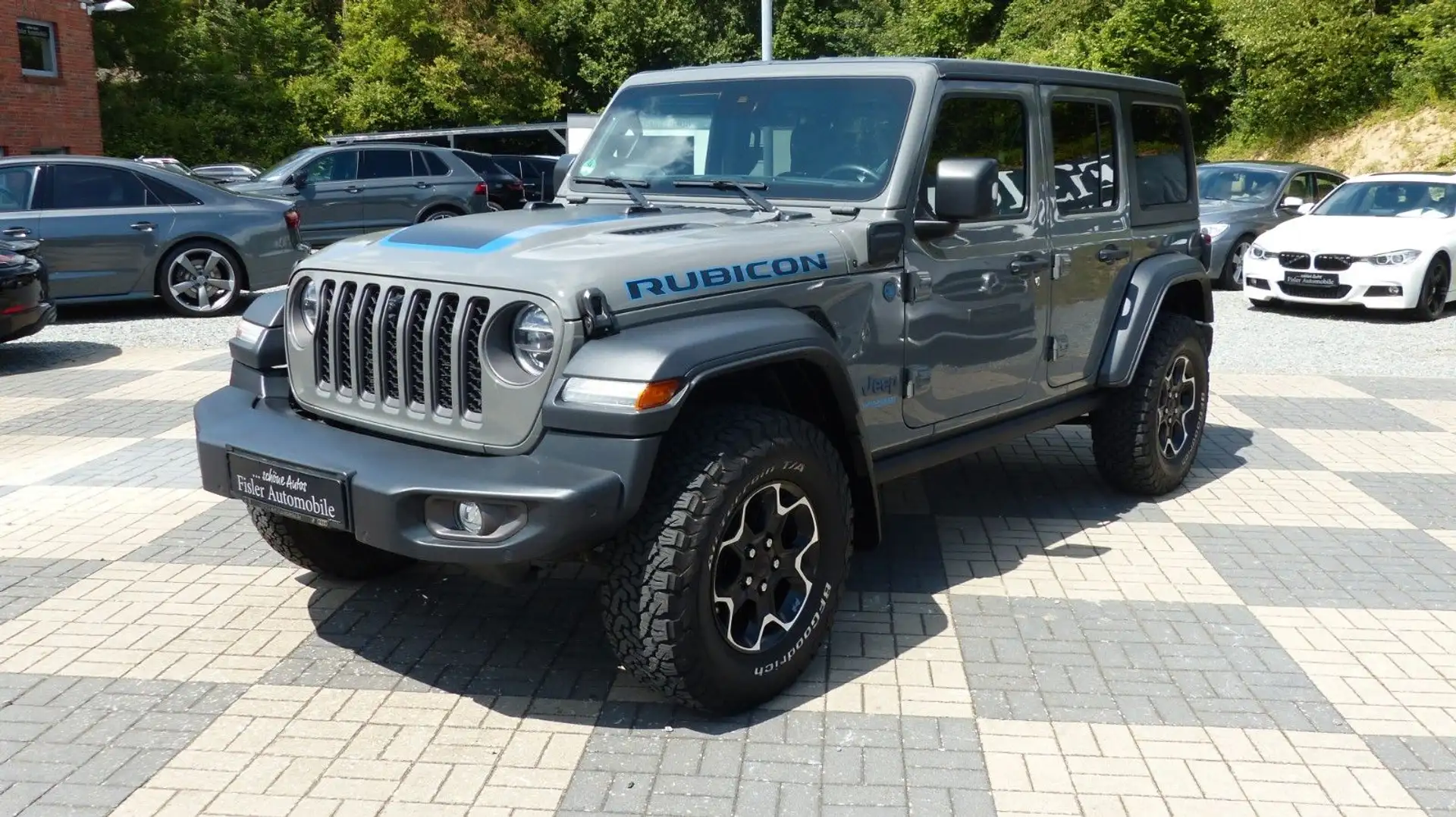 Jeep Wrangler Unlimited Plug-In Hybrid Rubicon Grau - 1