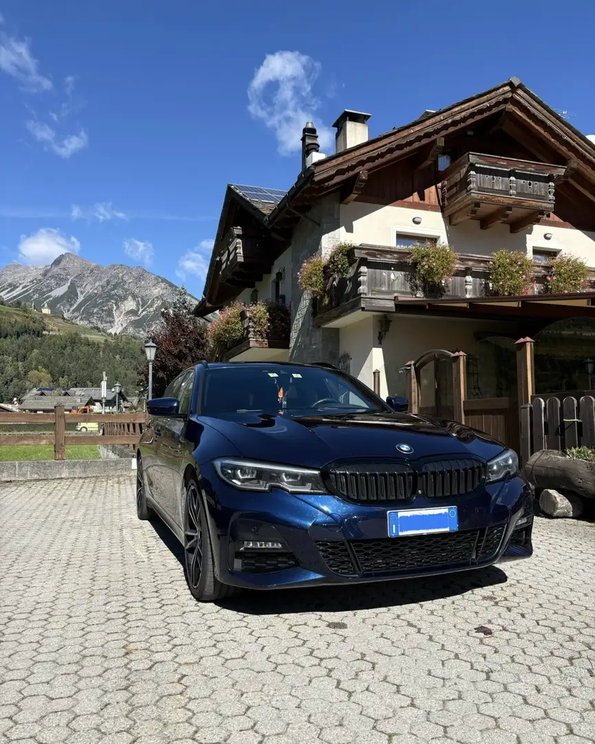 BMW 330 330d Touring xdrive Msport auto Blu/Azzurro - 2