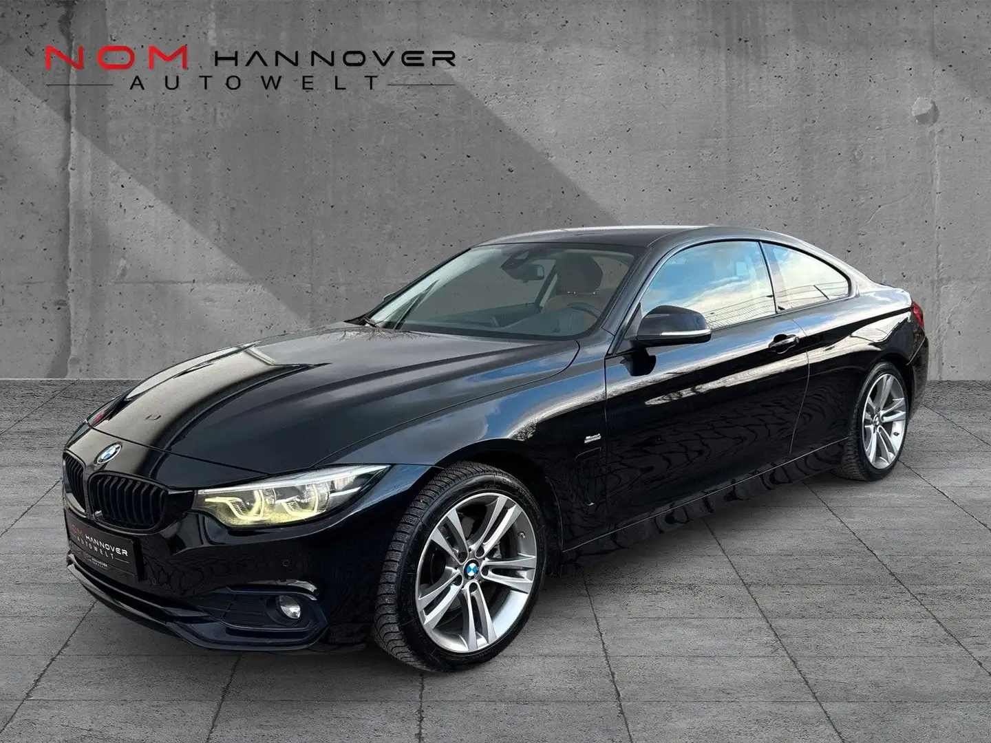 BMW 420 d Coupe Sport Line HIFI/NAVI/SHZ/PDC/LEDER/ Schwarz - 1
