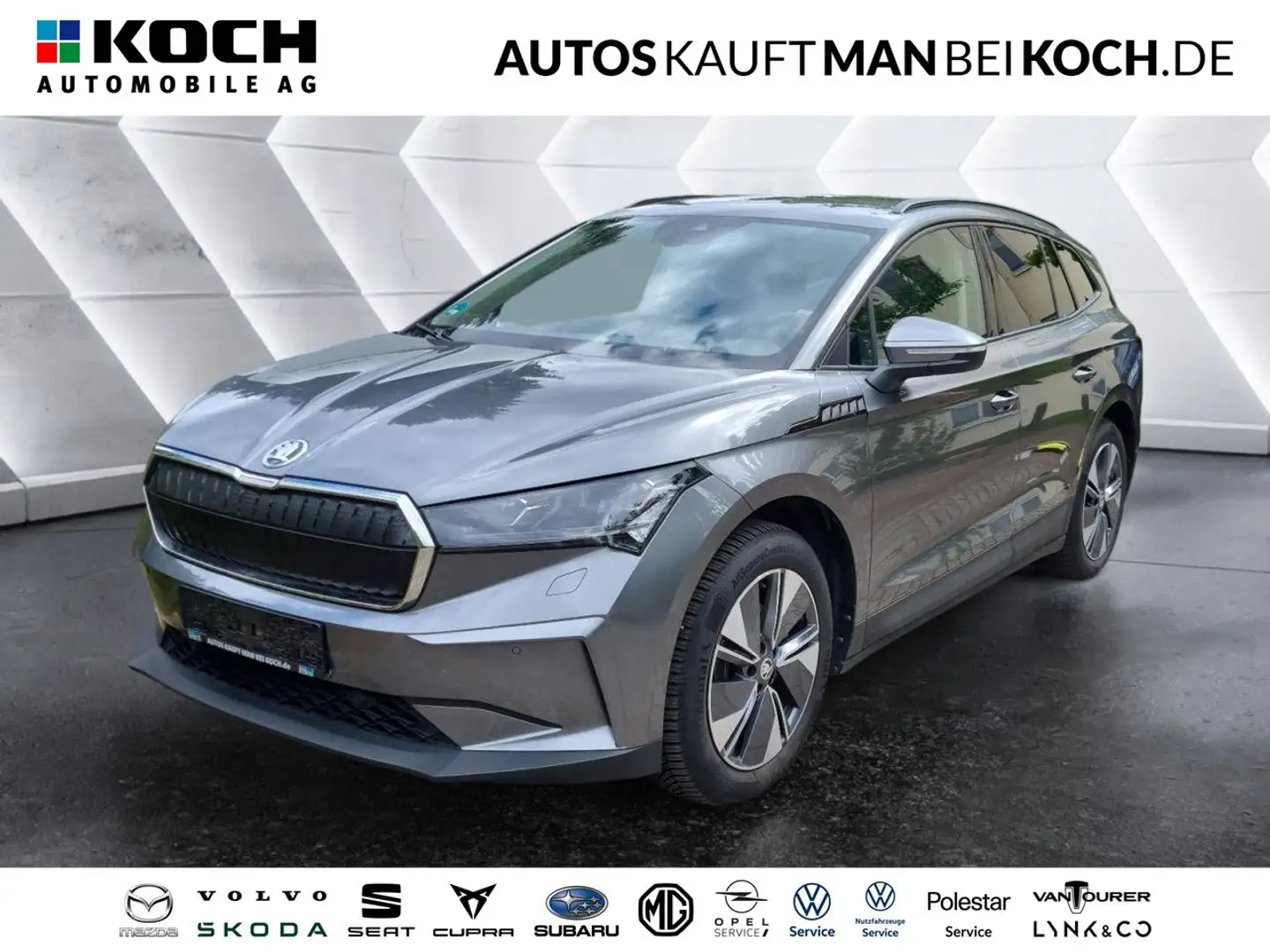Skoda Enyaq iV 60 MATRIX AHZV NAVI KAMERA ACC FAMILY LED Grigio - 1