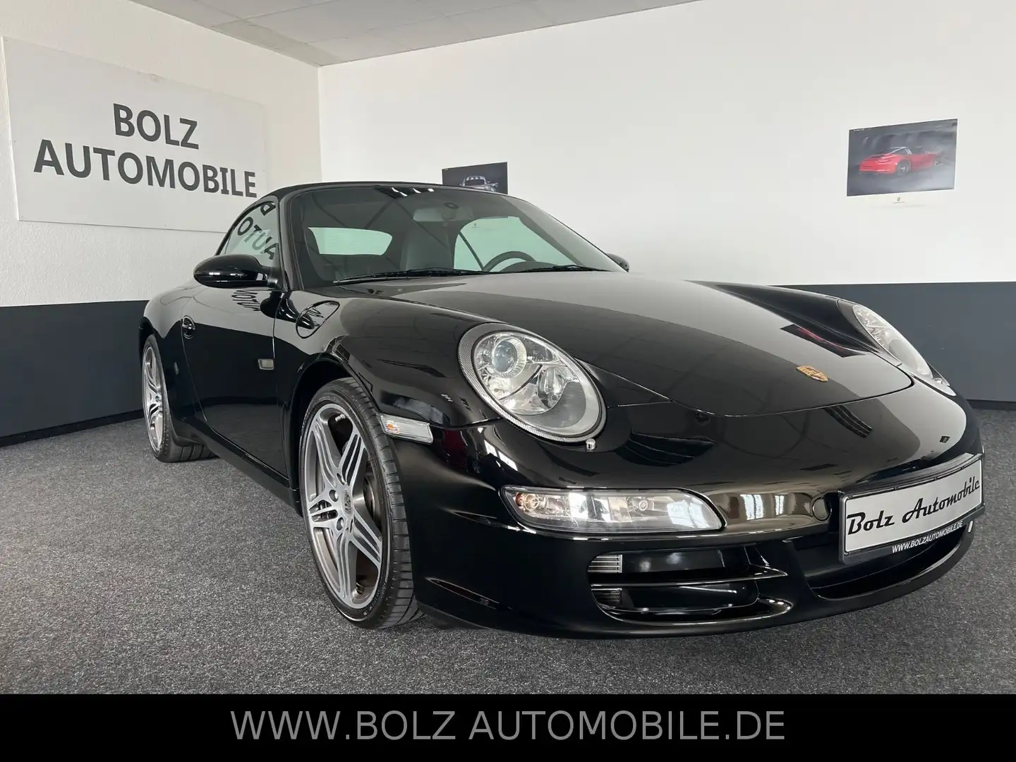 Porsche 997 911 / 997 Cabrio Deutsches Fz 1.Hand 64tkm Zwart - 1
