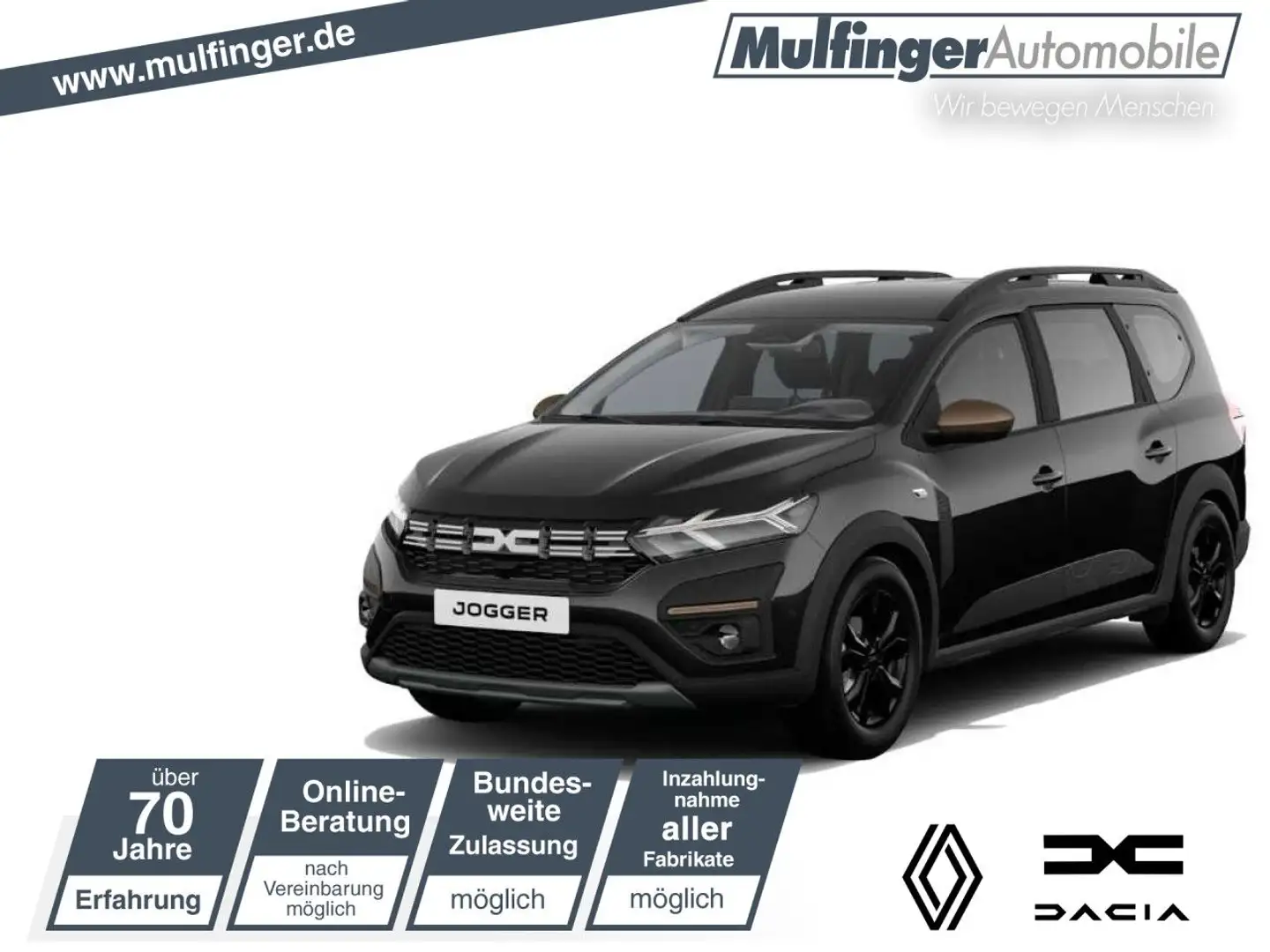 Dacia Jogger Extreme HYBRID 140 7-Sitzer Klima Schwarz - 1