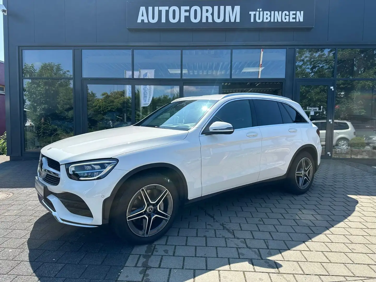 Mercedes-Benz GLC 400 d 4MATIC Autom *AMG-LINE*HUD*AHK*DISTRO* Blanc - 1