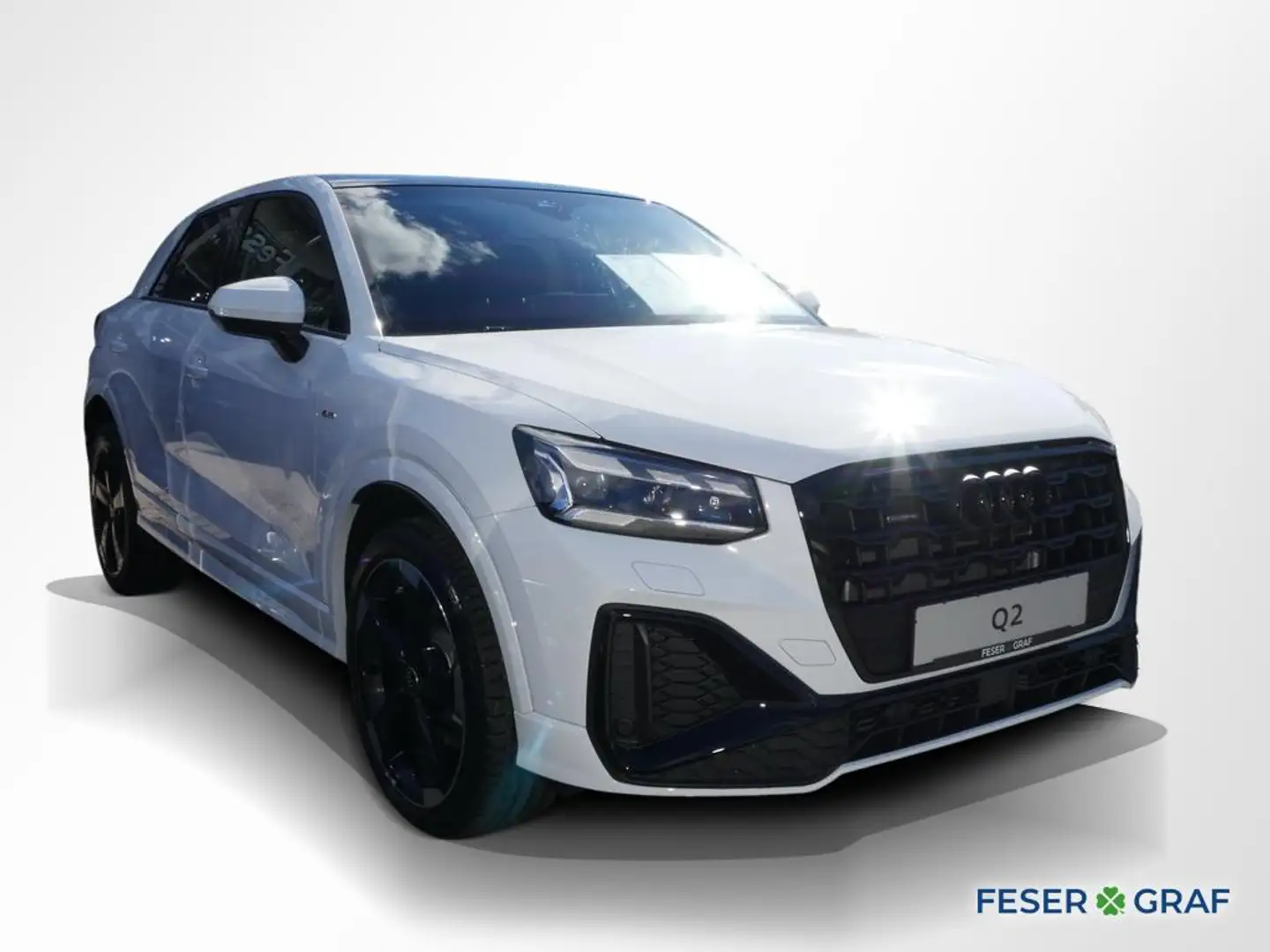 Audi Q2 S line 40 TFSI quattro AHK Pano Matrix SONOS Weiß - 2