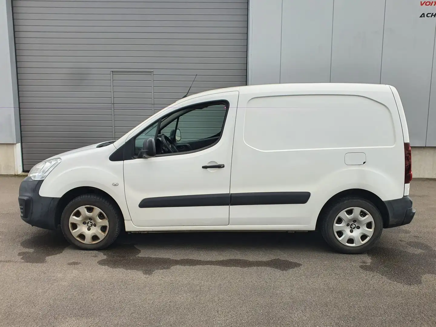 Peugeot Partner 1.6HDi°PROBLEME MOTEUR°AUTOMATIQUE°CLIM Blanc - 2