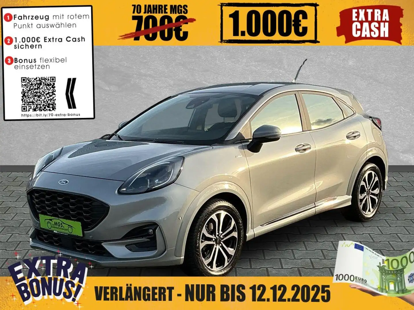 Ford Puma ST-Line 1.0 EcoBoost FIS #DAB #BT Silber - 1