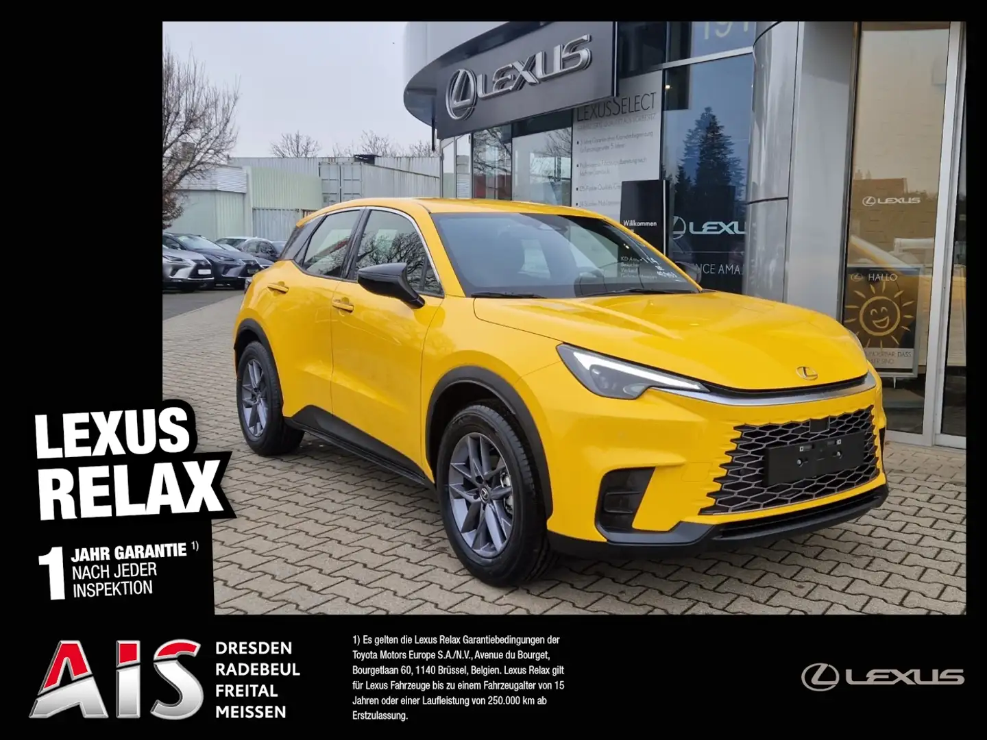 Lexus LBX 1,5 FWD Komfort Paket Yellow - 1