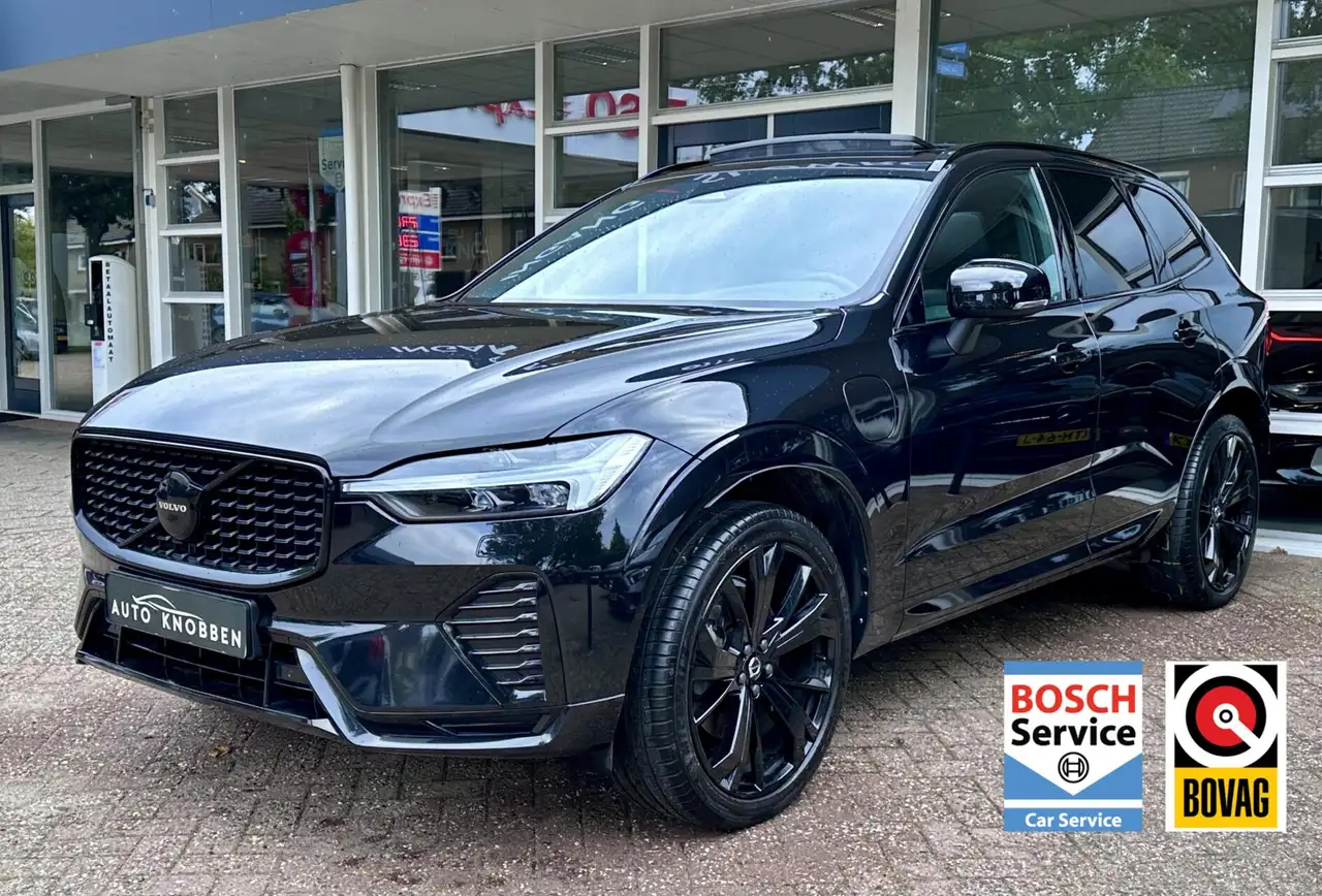 Volvo XC60 2.0 T8 Plug-in hybrid AWD Black Pano, Leer, Trekha