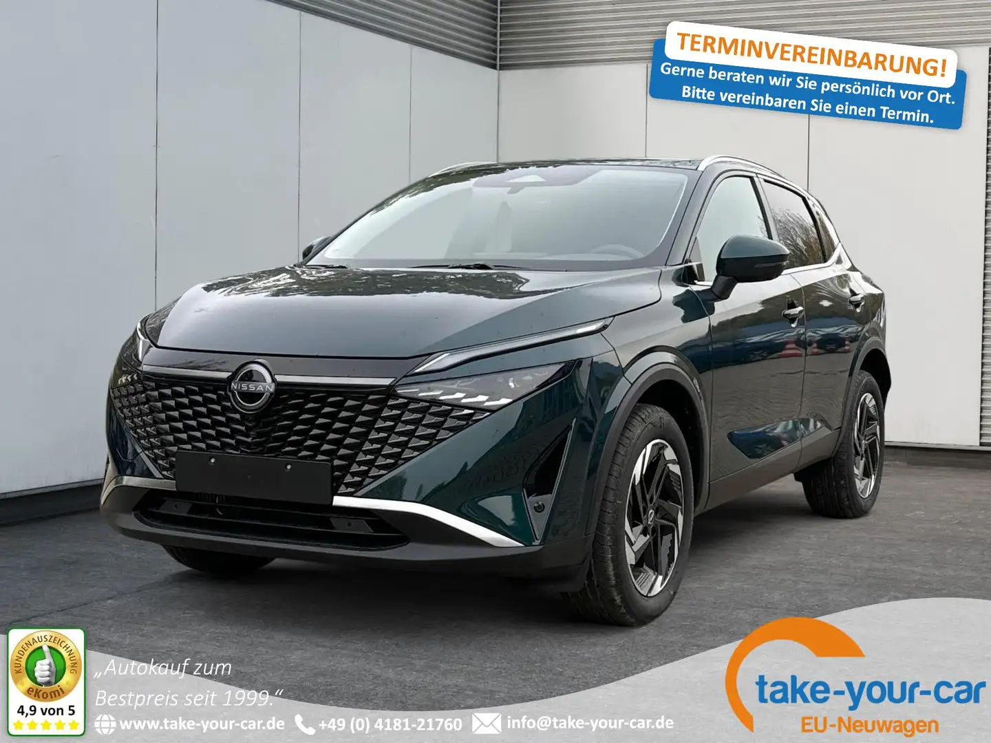Nissan Qashqai N-Connecta KAMERA+el.HECKKL+HUD+ACC+PDC+SHZ+LED... Blau - 1