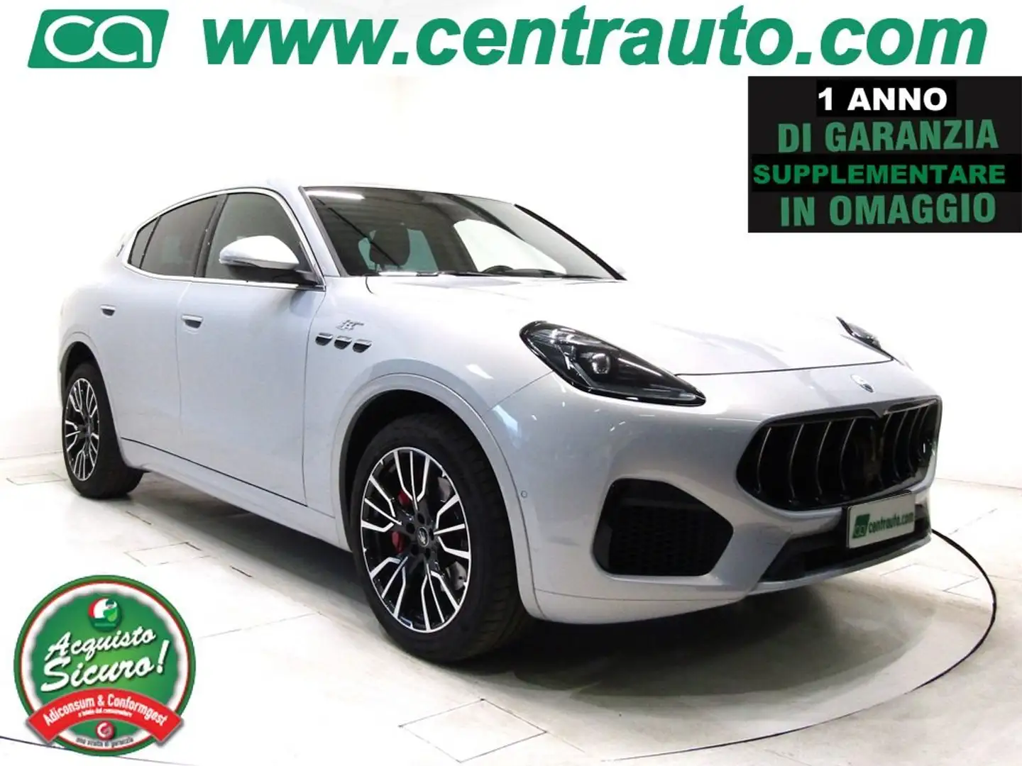 Maserati Grecale 2.0 AWD GT MHEV Aut. * PELLE * 250CV * Gris - 1