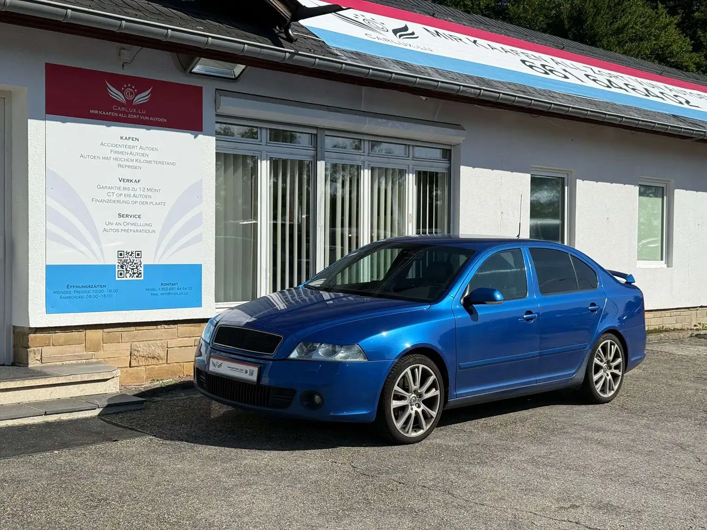 Skoda Octavia RS Bleu - 1