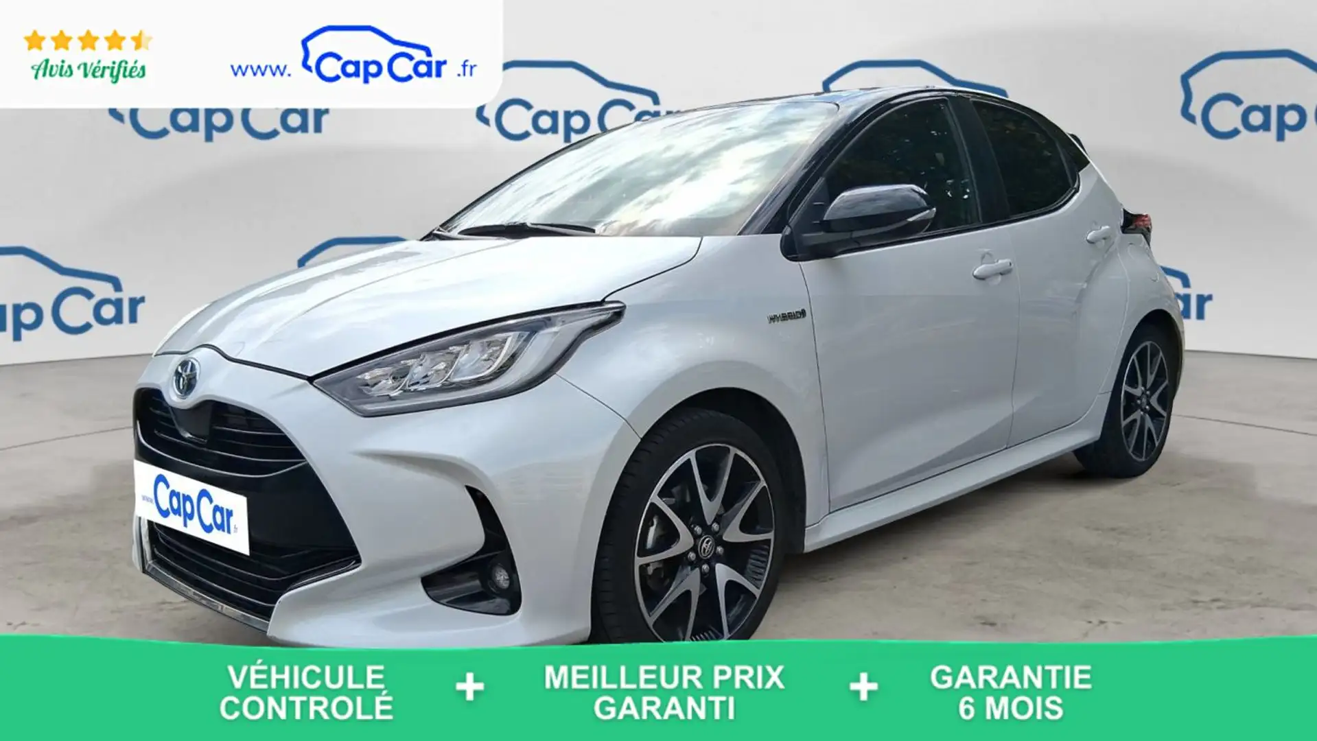 Toyota Yaris 1.5 VVTi 116 Hybride E-CVT Collection - Entretien  Blanc - 1